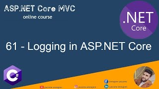 61 Logging in ASPNET Core [upl. by Yoshio]