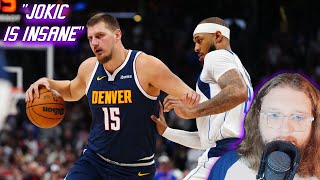 The Denver Nuggets Beat the Dallas Mavericks  Slightly Biased Reacts [upl. by Lanctot]