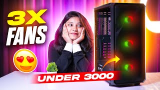 Best Gaming Cabinet under 3000  Antec AX83 RGB ELITE Case Review 😍 [upl. by Nednil450]