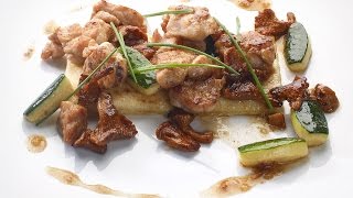 Recettes des chefs METRO  Poêlée de ris de veau courgettes et gratin de macaronis [upl. by Arrej264]