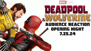 SPECIAL FAN EVENT Deadpool and Wolverine Audience Reaction [upl. by Alleuol]