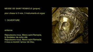 Messe de saint Remacle 1 Ouverture [upl. by Amersham288]