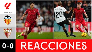 Reacciones al empate en Valencia [upl. by Znieh358]