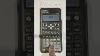 How to Solve a Cubic Equation on your Scientific Calculator mathlearning [upl. by Latihs]