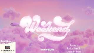 TAEYEON 태연 Weekend INSTRUMENTAL [upl. by Reibaj]