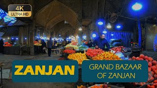 Zanjan 2021 4K  Walking In GRAND BAZAAR OF ZANJAN [upl. by Catharina]