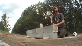 DIY Concrete Grind Ledge [upl. by Abdu]