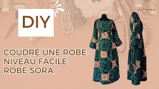 Coudre une Robe Femme  Patron Couture Gratuit  12 Tailles  Robe style Vintage  DIY Robe midi Wax [upl. by Gibbie535]