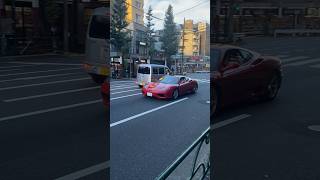 Red Ferrari 360 Modena Driving on the Street 🇯🇵 Ferrari Shorts [upl. by Thedric]