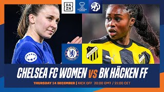 Chelsea vs BK Häcken  UEFA Womens Champions League 202324 Matchday 3 Full Match [upl. by Xonnel616]