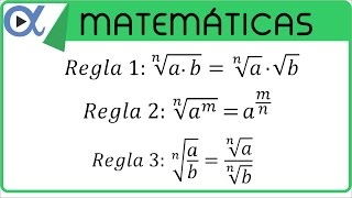 Leyes de los radicales [upl. by Serge]