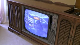 Old 1969 RCA New Vista Color TV  Turned on after 10 years [upl. by Otsirave]