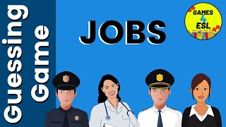 Jobs And Occupations ESL Game  English Vocabulary Games [upl. by Epifano]