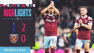 Tottenham Hotspur 20 West Ham  Premier League Highlights [upl. by Rendrag993]