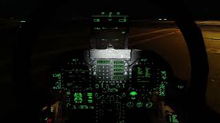 DCS FA18C Hornet Night Mission with JimboVR [upl. by Anetsirk]