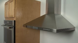 How to Install An Island Range Hood [upl. by Niriam]