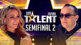 INCREÍBLE las ACTUACIONES de esta noche y su TALENTO  Semifinal 2  Got Talent España 2017 [upl. by Tlok]