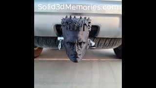 Frankensteins Monster Trailer Hitch Cover 3D Printed [upl. by Lagiba]