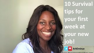 First day of your new job 10 tips to get you started with flying colours [upl. by Aleekahs]