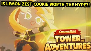 STARTING STAGE 3 WITH LEMON ZEST COOKIE Cookie Run Tower Of Adventures [upl. by Ahter75]