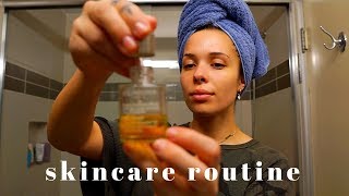 UPDATED Skincare Routine 2018 [upl. by Zulaledairam]