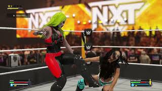 WWE 2K24 NXT Abadon vs Roxxane Perez [upl. by Kayley]