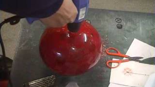 How To Drill Your Bowling Ball at Home with Small Drill [upl. by Emmalyn846]