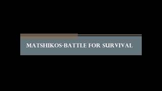 Matshikos battle for survival lyrics [upl. by Myers]