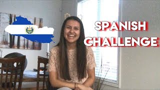 Spanish Challenge  Learning Spanish Pickup LinesPhrases  El Salvador Edition [upl. by Huebner511]