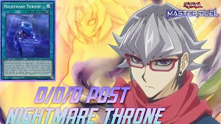 DDD Gameplay POST NIGHTMARE THRONE YuGiOh Master Duel [upl. by Anse848]