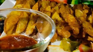 CRISPY POTATO WEDGES BY REDDYTOSHORTS 1 RECIPE VLOG INGREDIENTS IN DISCRIPTION 👇👇🙏🙏🥰🥰 [upl. by Brenna25]