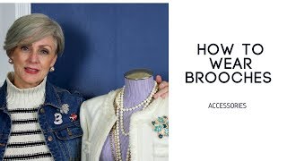 how to wear brooches [upl. by Deehsar]