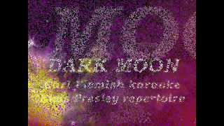 Dark Moon  Elvis Presley repertoire  Carl Flemish karaoke [upl. by Attlee]