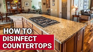 How To Disinfect Countertops  Ace Hardware [upl. by Parlin]