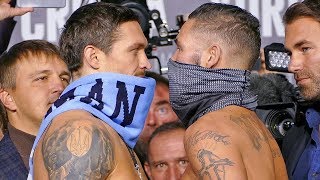 INTENSE Oleksandr Usyk vs Tony Bellew FINAL FACE OFF at Weigh In  Matchroom Boxing [upl. by Courtnay]