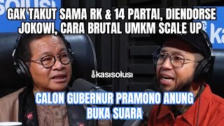 CAGUB PRAMONO ‼️ KLARIFIKASI DIENDORSE JOKOWI JAKARTA LEBIH BAIK DARI IKN UMKM MAU DIAPAIN [upl. by Marcellina]