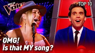 TOP 10  COACH SONGS surprise The Voice coaches [upl. by Ophelie669]