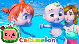 CoComelon Swimming Song  Sing Along ABC  CoComelon  Moonbug Literacy [upl. by Modie]