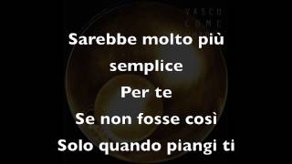 Vasco Rossi  Come vorrei KARAOKE base originale [upl. by Berne306]