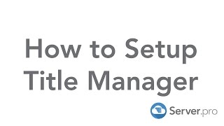 How to Setup Title Manager  Minecraft Java [upl. by Itaws]