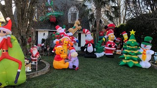 Christmas Display 2019Christmas inflatable display 2019 [upl. by Arised]