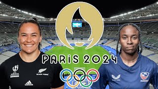 NEW ZEALAND 7s vs USA 7s Women’s PARIS OLYMPICS SEVENS 2024 Semi FINAL Live Commentary [upl. by Cohn]