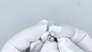 Puces doreilles Tiffany amp Co en Platine avec 2 Diamants Brillants de 020 Cts [upl. by Clerk]