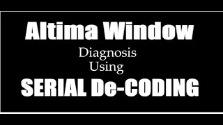 Serial Data for a window problem WHAT [upl. by Haidebej]