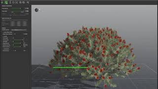 PlantCatalog 3D Dwarf bottlebrush  Callistemon viminalis Little John  procedural 3D vegetation [upl. by Idonah]