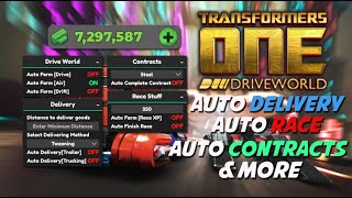 🏁SEASON 5 Drive World Script Hack  Auto Farm  Auto Delivery Race Contracts Pastebin [upl. by Gunther]