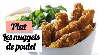 Les nuggets de poulet maison  Recette plat [upl. by Alduino]