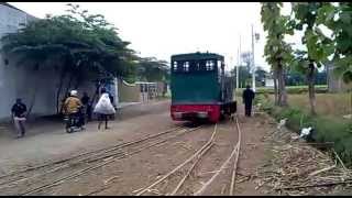 Kereta uap menarik rangkaian gerbong tebu di PG Tasikmadu Karanganyar [upl. by Gavriella45]