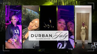 vlog  Durban July Weekend edition🍾 work 👯‍♀️ newhairstyle durbanjuly 🐎 [upl. by Daffie]