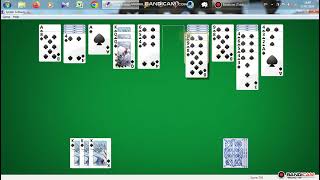 Spider Solitaire In Windows 7 Game 102 [upl. by Anniram]